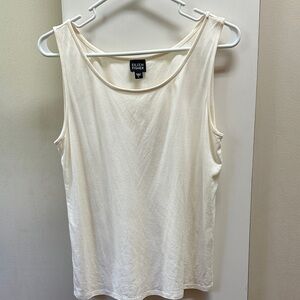 Eileen Fisher Ivory Tank Top large